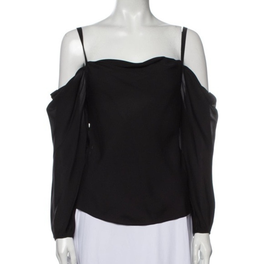 Rebecca‎ Minkoff Silk Off-Shoulder Top